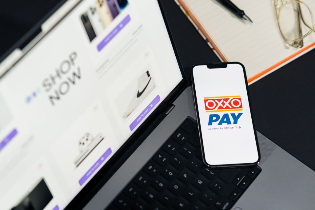 Ecommerce website checkout on a mobile phone
