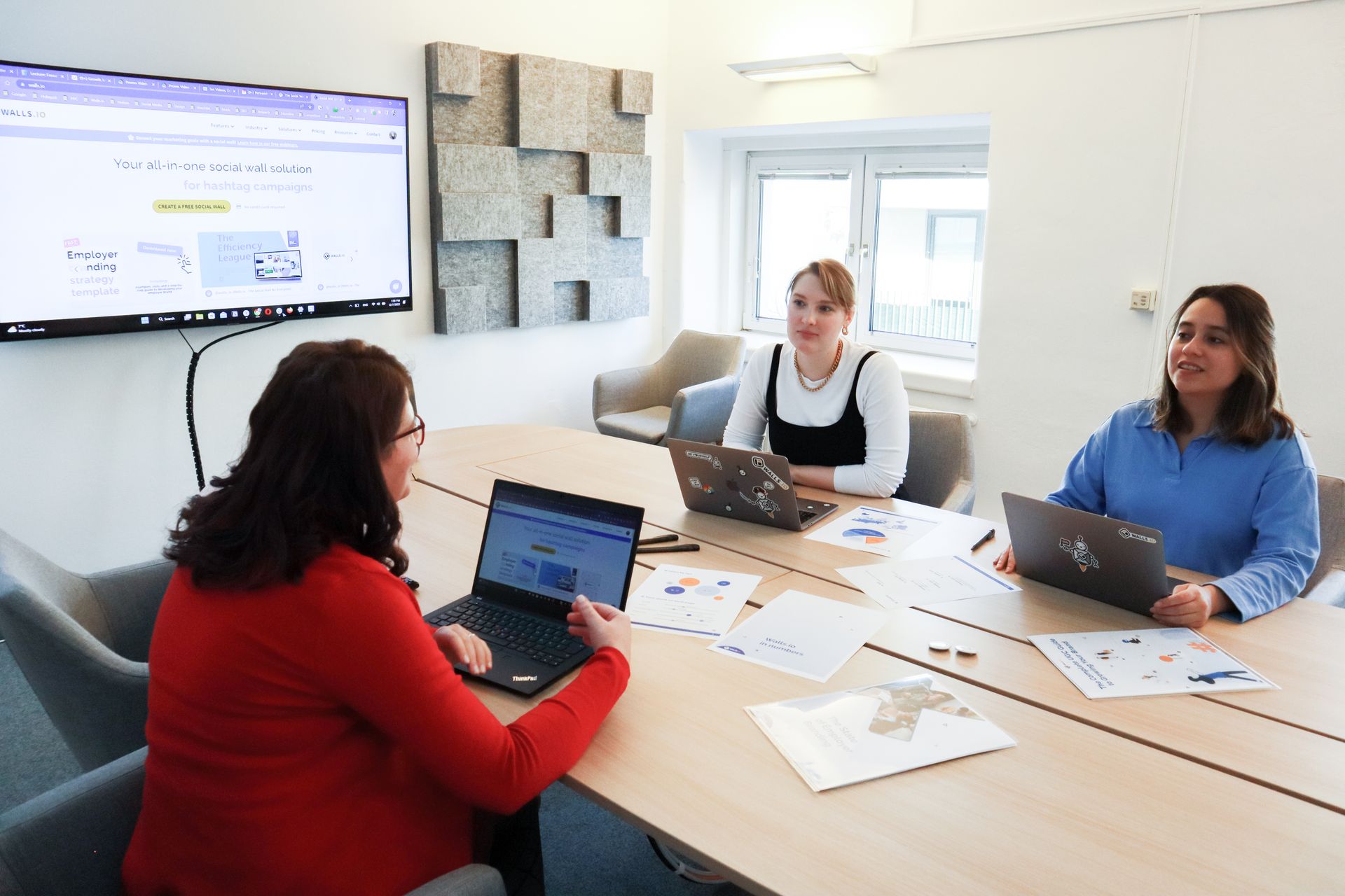 FlyRank planning digital marketing services in a Manchester meeting